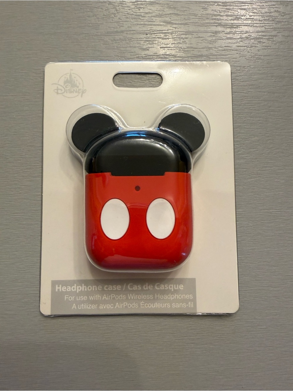 Disney White & Black AirPods Charging Case Packaging